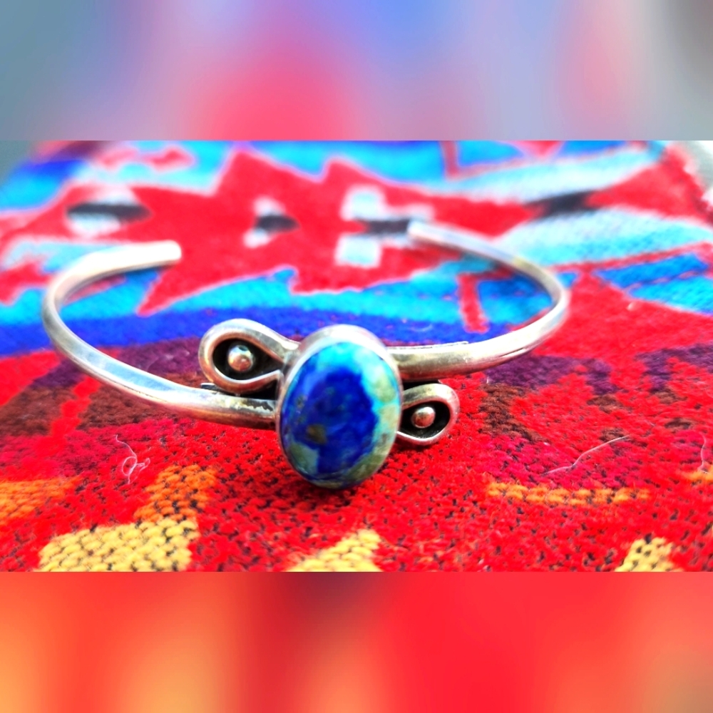 Sterling And Turquoise Bracelet